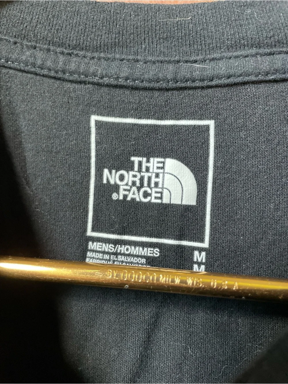 The North Face men's medium long sleeve black shirt
